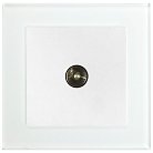 Розетка телевизионная 1-местная 75 Ом 5-862МГц серия Катрин белый Stekker 39247 GLS00-7008-01