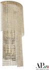 Бра светодиодные хрустальные APL LED SH500.B4.35-70.A.Gd.E14 Sicilia