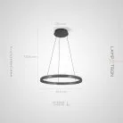 Кольцевые люстры и светильники ESTHER Размер L Lampatron 8896-25165