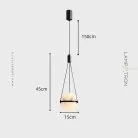 Подвесной светильник NICLIS MARBLE Размер L Lampatron f-niclis-marble-l 9019-25640