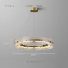 Кольцевые люстры и светильники SAMANTHA B Тип A. Размер M Lampatron 8488-23383
