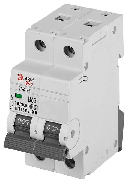 Автоматический выключатель ЭРА VA63-2P06C4.5