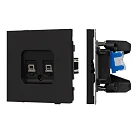 Механизм компьютерной розетки двойной SCT-TENDO-MPC2-SFPL-BK (RJ-45, CAT6) (Матовый черный) Arlight 054595