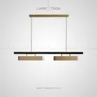 Реечный, рядный светильник SVEA 2 плафона. Стойка. Lampatron 1218-18971