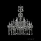 Люстра хрустальная Bohemia 1413/12+6/300/XL-96/2d Ni