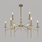 Люстра на штанге Eurosvet 60142/9 латунь Anders a061931