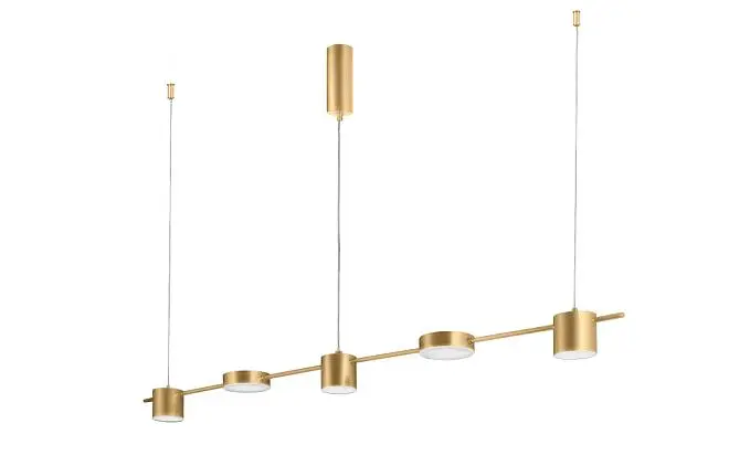 Подвесной светильник Crystal Lux TRISTAN SP5 L1200 GOLD Подвесной светильник Crystal Lux TRISTAN SP5 L1200 GOLD