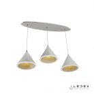 Подвесной светильник светодиодный iLedex WL8858-3A WH МУН Moon