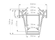 Встраиваемый алюминиевый профиль Donolux DN18521H3RAL9003 Donel свет