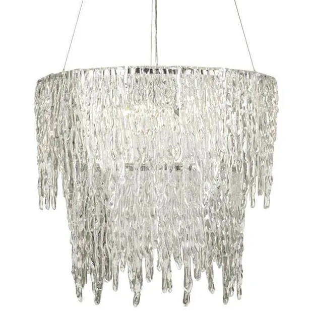 Подвесная люстра Cold Heart Silver Single two-tier Chandelier ImperiumLoft 156794-22 40.3147