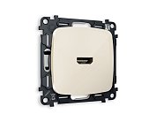 Комплект механизма розетки HDMI 2.0 Ambrella Volt MO314010 QUANT