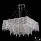 Люстра светодиодная хрустальная APL LED SH04.71.2D.B.Ni.4000 Sicilia