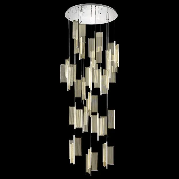 светильник подвесной, LED, 20x24W, 3000K Wertmark WE454.20.103 Hedda