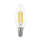 Светодиодная лампа Eglo 12541 C35, 6W(E14), 806lm, 2700K, прозрачный LM_LED_E14