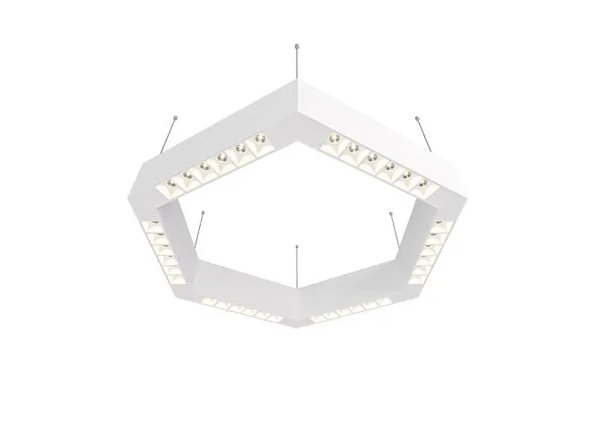 Подвесной светодиодный светильник 0,5м 36Вт 48° Donolux dl18515s111w36.48.500ww Eye-hex Подвесной светодиодный светильник 0,5м 36Вт 48° Donolux dl18515s111w36.48.500ww Eye-hex