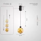 Подвесной светильник ECLA MARBLE Тип B. Натуральный мрамор. Лифт Lampatron ecla-marble-b-natural-lift 9097-25912