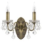 Бра 2х60W E14 БРОНЗА Lightstar 700621 CLASSIC