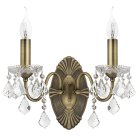 Бра 2х60W E14 БРОНЗА Lightstar 700621 CLASSIC