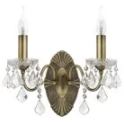 Бра 2х60W E14 БРОНЗА Lightstar 700621 CLASSIC