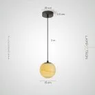 Подвесной светильник BONN NEPHRITE Молочный Нефрит. Подвес — Стандарт Lampatron bonn-nephrite-milk 9100-25922