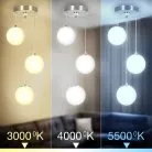 RGB LED Умная каскадная люстра Матовый Хром Citilux CL228A031 Адам Смарт