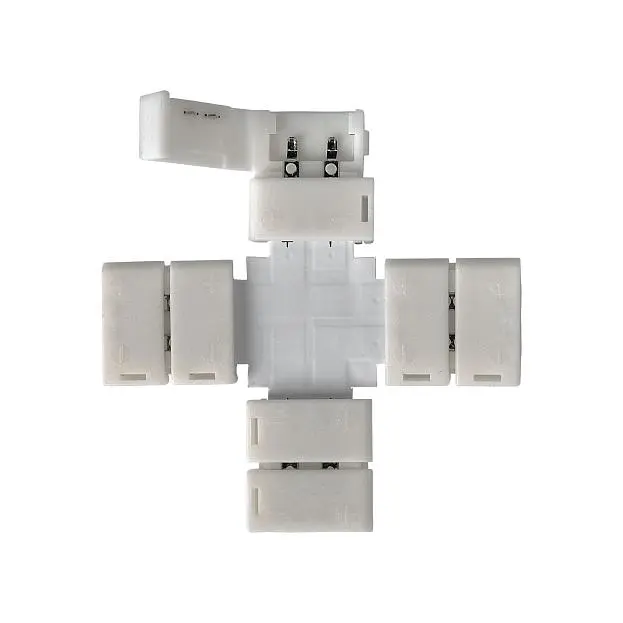 X-образный коннектор для светодиодной ленты 5050 Elektrostandard LED 2X (5 шт.) a038803 X-образный коннектор для светодиодной ленты 5050 Elektrostandard LED 2X (5 шт.) a038803