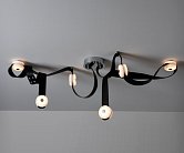 Светильник черный/хром Kink Light 08462-6,19(02) Сола