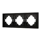 Рамка пластиковая FRM-TENDO-PL-3-BK (Arlight, Черный) 053844