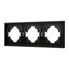 Рамка пластиковая FRM-TENDO-PL-3-BK (Arlight, Черный) 053844