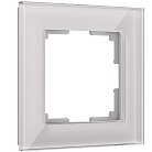 Рамка на 1 пост Werkel W0011117 (дымчатый,стекло) a050899 Favorit