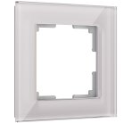 Рамка на 1 пост Werkel W0011117 (дымчатый,стекло) a050899 Favorit