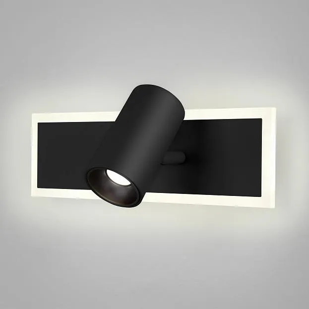 Настенный светильник Eurosvet 20127/1 LED черный Binar a058689 Настенный светильник Eurosvet 20127/1 LED черный Binar a058689