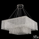 Люстра светодиодная хрустальная APL LED SH04.71.2D.A.Ni.4000 Sicilia