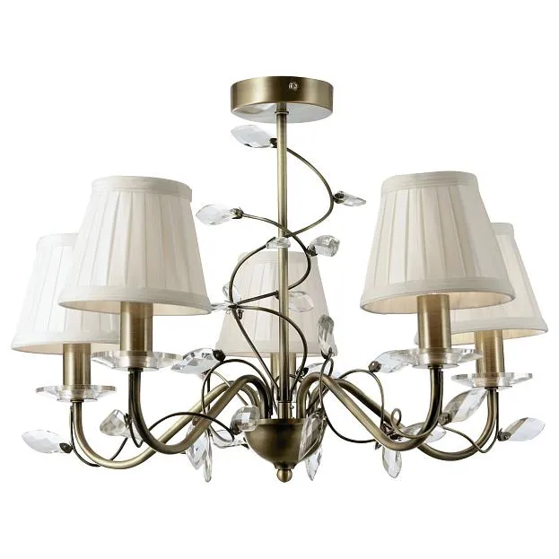 светильник потолочный, E14, 5x40W Velante 378-507-05 Классический стиль