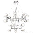 Подвесная люстра Crystal Lux Luxury SP16+8 Chrome