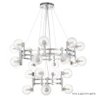 Подвесная люстра Crystal Lux Luxury SP16+8 Chrome