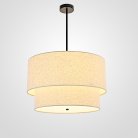 Люстра Rh Two-Tier Round Shade Linen 75148-22 ImperiumLoft