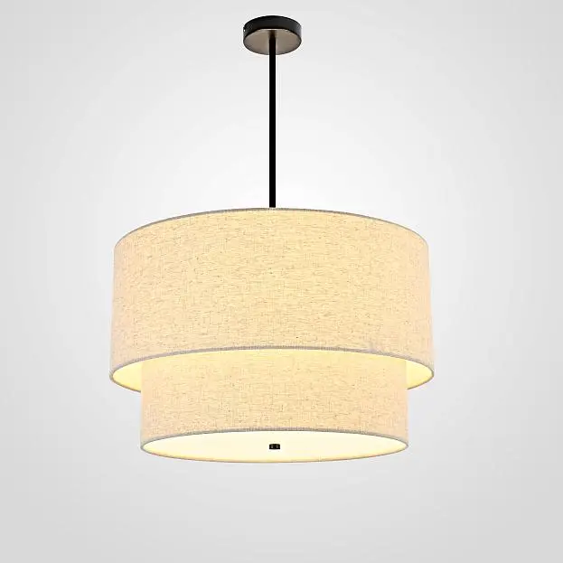 Люстра Rh Two-Tier Round Shade Linen 75148-22 ImperiumLoft Люстра Rh Two-Tier Round Shade Linen 75148-22 ImperiumLoft