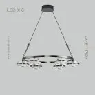 Кольцевые люстры и светильники LENNARD 6 ламп Lampatron lennard-6 7708-21613