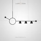 Реечный, рядный светильник HEDVIG Цвет Черный Lampatron hedvig-black 4971-12610