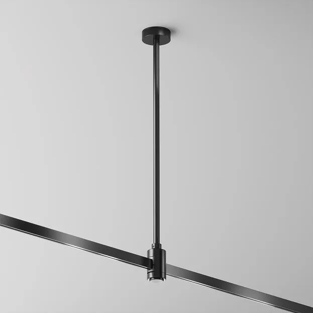 Крепление потолочное Medium 360мм с вводом питания черный Technical Maytoni TRA158C-BL1-B Flarity