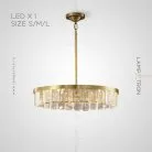 Кольцевые люстры и светильники CAPELLA CH Lampatron 6386-17167