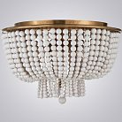 Люстра Jacqueline Clear Flush-Mount Brass 186173-22 ImperiumLoft