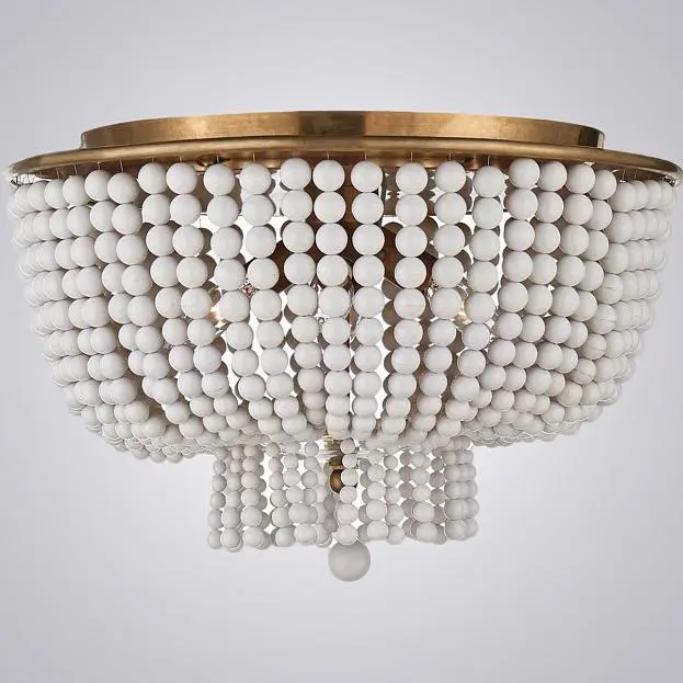 Люстра Jacqueline Clear Flush-Mount Brass 186173-22 ImperiumLoft Люстра Jacqueline Clear Flush-Mount Brass 186173-22 ImperiumLoft