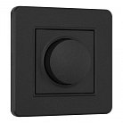 Комплект - диммер 500W с рамкой однопостовой черный пластик Arte Milano SET16-1-48-1 black