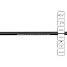 Трековый светильник магнитный 48V Arte Lamp A7266PL-1BK Optima
