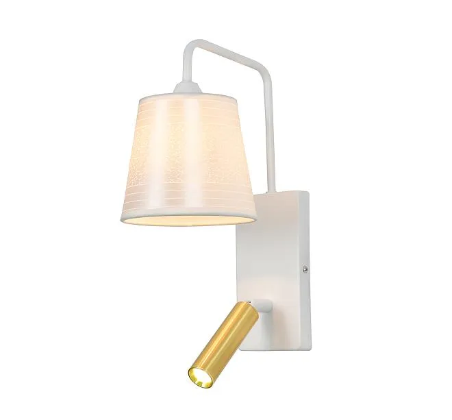 Настенный светильник Escada 598/1A White/Brass Настенный светильник Escada 598/1A White/Brass