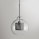 Подвесной светильник CATCH F Pear L. Цвет серебро. Lampatron 996-302