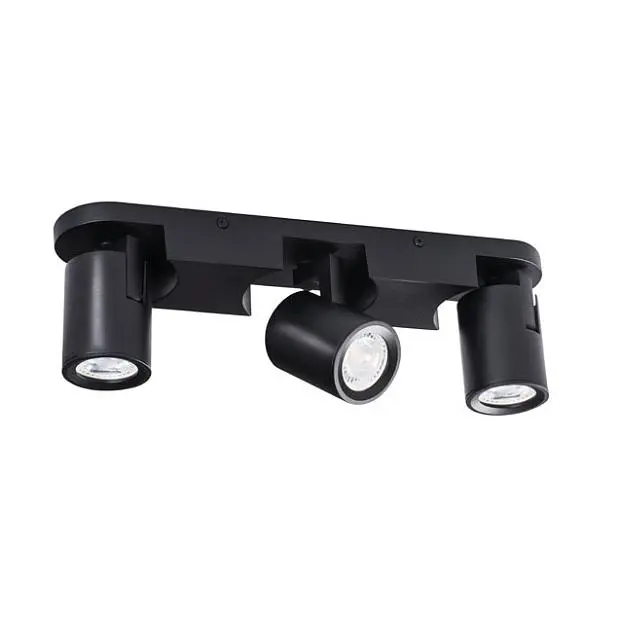 Споты потолочные черные KANLUX LAURIN EL-3I B (29125) Споты потолочные черные KANLUX LAURIN EL-3I B (29125)