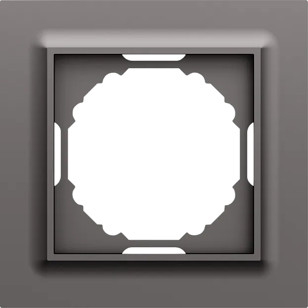 Рамка 1-я, Wave матовый титан, Donel DEW21145 A07